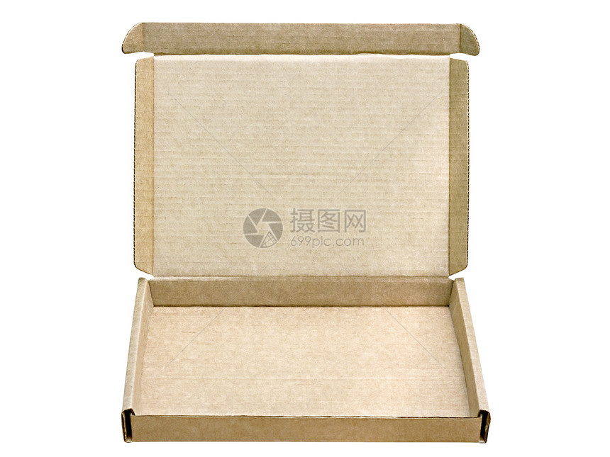 打开的纸板纸箱正方形棕色贮存瓦楞白色运输船运案件纸盒邮政图片