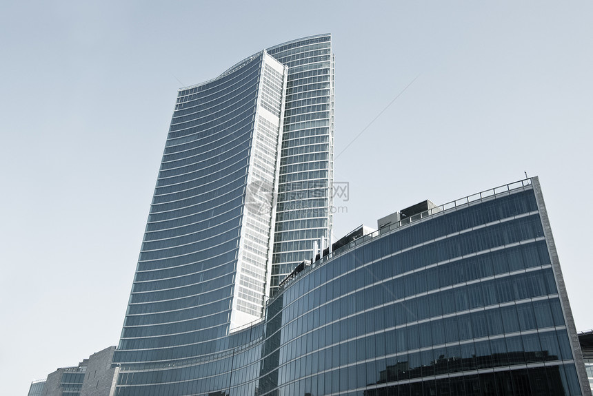 办公大楼建筑建筑学窗户金融反射风光都市蓝色城市办公室图片