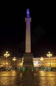 亚历山大列 - 圣彼得堡宫广场高清图片