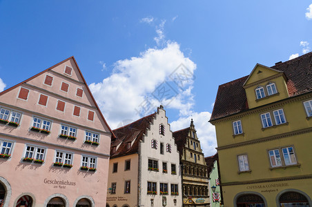 德国文化遗产街道城市古迹景观天空游客蓝天观光房屋高清图片
