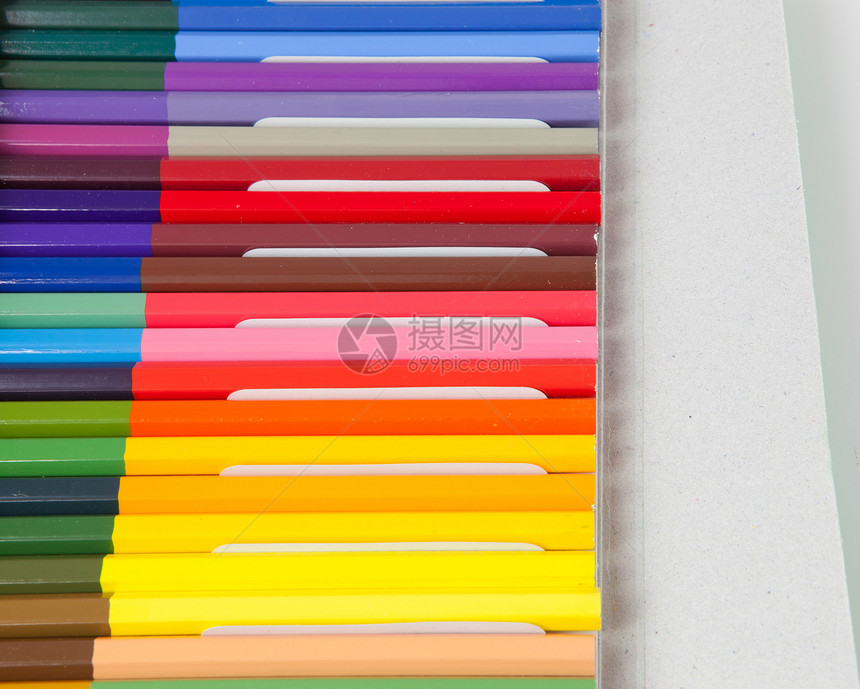 彩色铅笔乐器幼儿园白色工具教育调色板绿色橙子蓝色彩虹图片