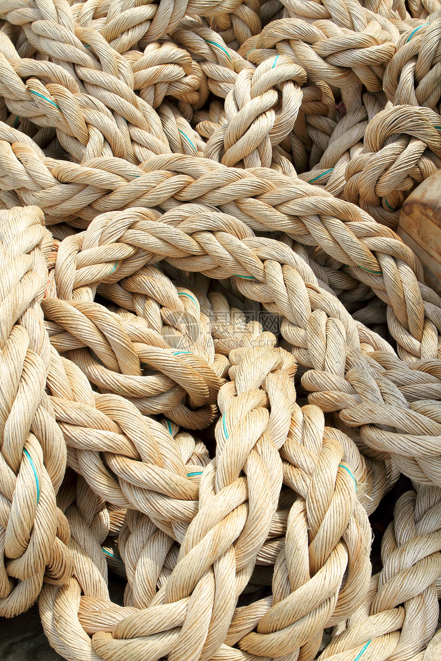 海洋绳底背景细绳小憩纺织品拖链海洋宏观港口航海缝线墙纸图片
