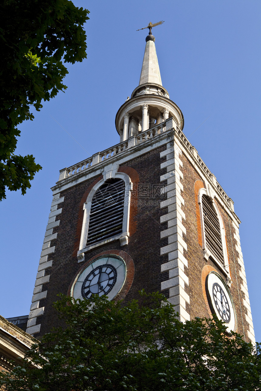 伦敦罗瑟希特的圣玛丽教堂教堂地标历史性历史英语旅游旅行教会尖塔景点图片