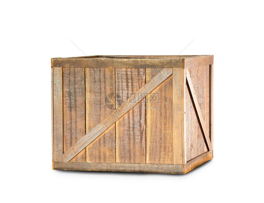 木木框木材案件正方形木头仓库贮存包装立方体白色货物图片