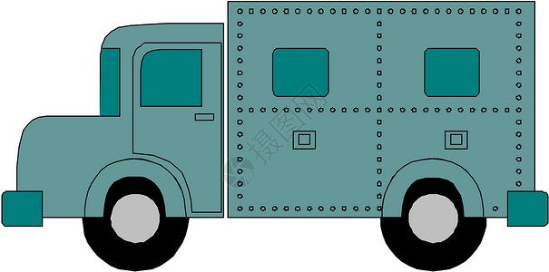 装甲车安全银行业车辆商业金融运输警卫插图卡车银行背景图片