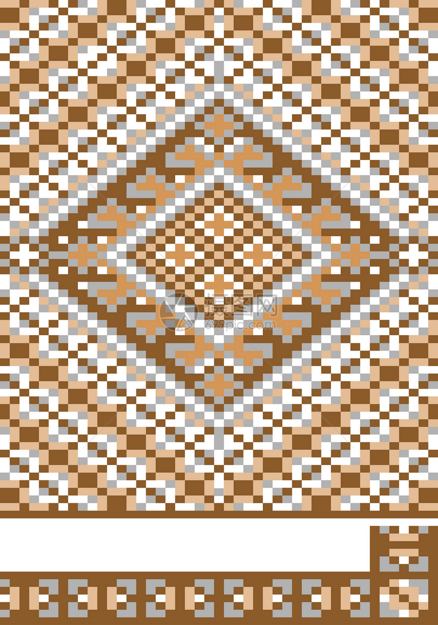 地毯 装饰品边界框架菱形纺织品刺绣卷曲小地毯针织钻石正方形图片