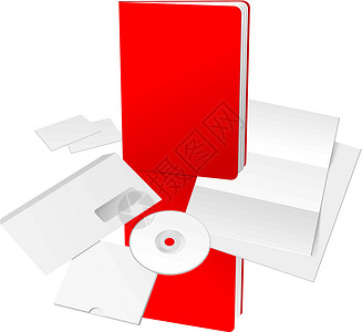 ID 模板光盘风采企业信封框架团体邮件名片折叠营销背景图片