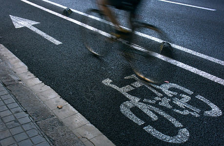 城市cyceway上的自行车列表背景图片