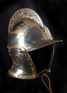 铁头盔金属传统比赛铆钉骑士背景图片
