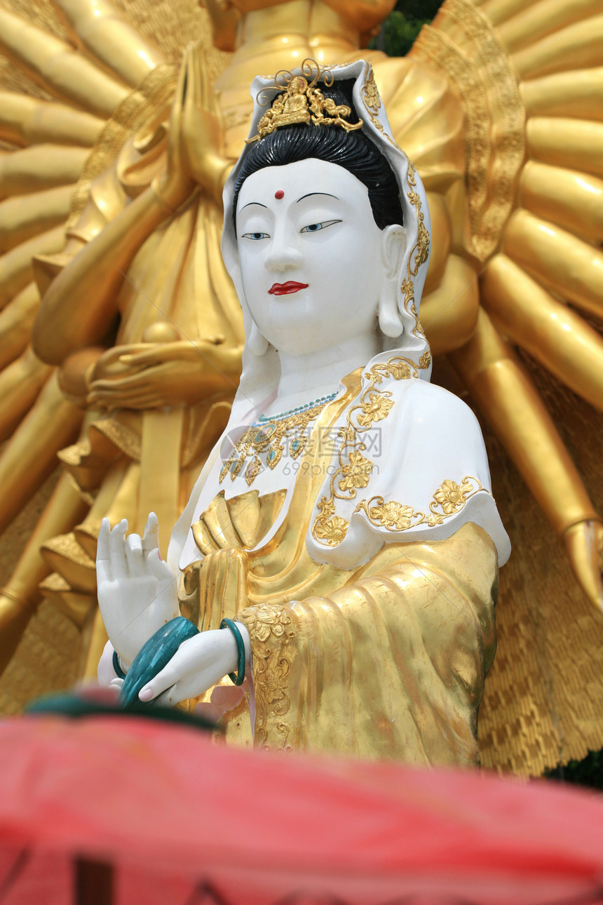 关燕女神像雕塑文化信仰历史冥想怜悯传统道士寺庙宗教图片