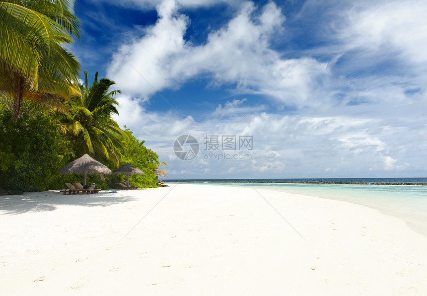 热带热带天堂旅游树木天空支撑美丽阳光蓝色海岸风景海洋图片