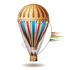 气球旅行乐趣运输剪影空气白色高度节日插图漂浮背景图片