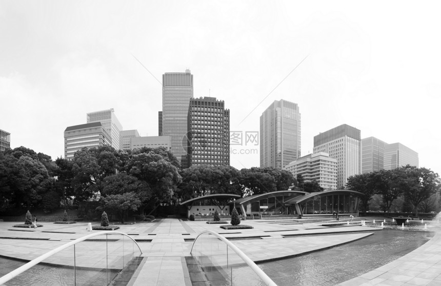 东京首都玻璃沉降建筑学摩天大楼大都市建筑物景观黑色城市图片