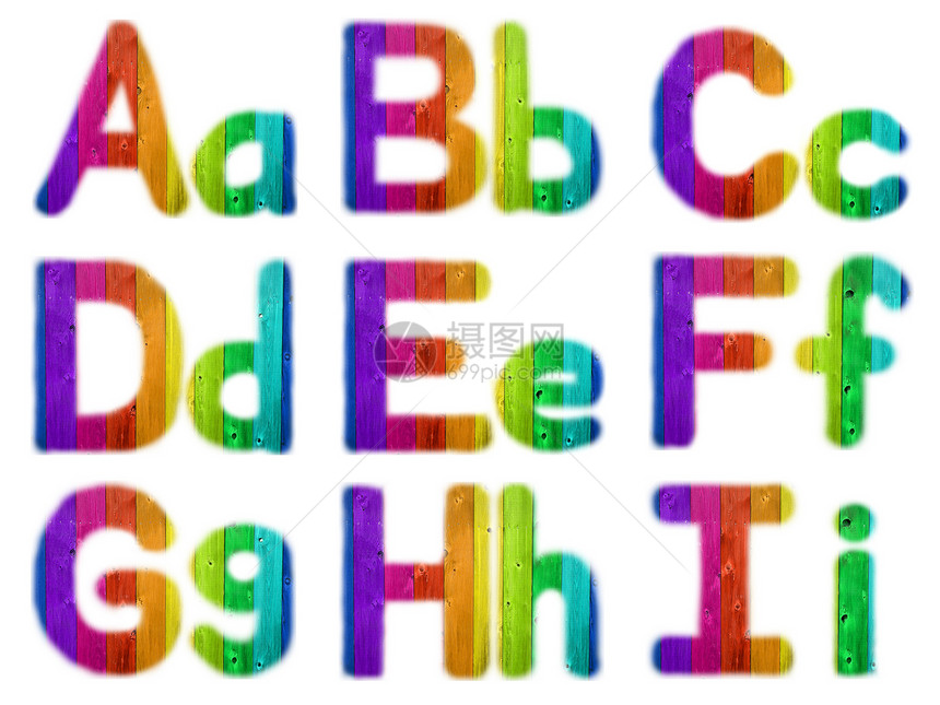 字母ABCDEFGHI图片