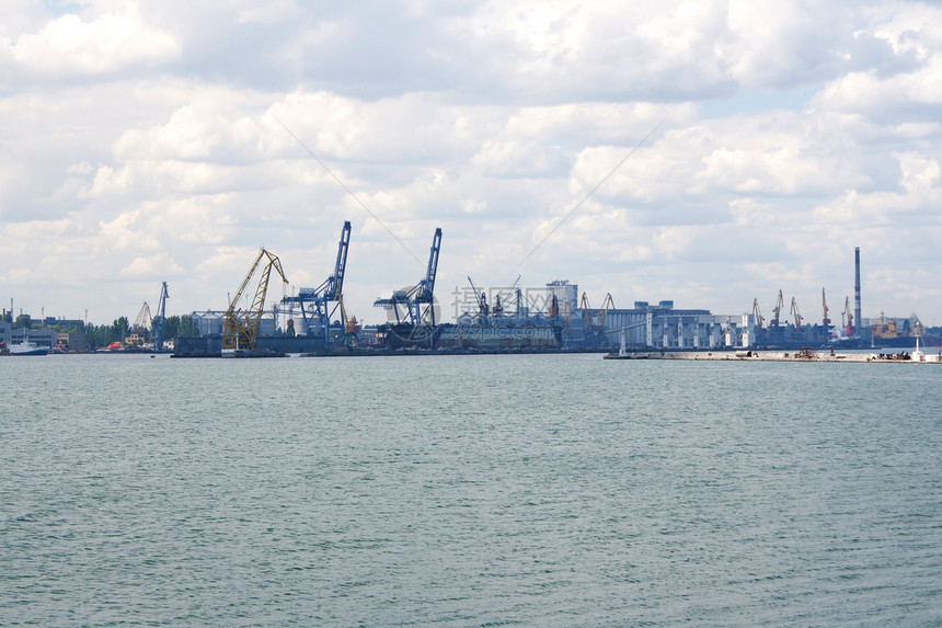 乌克兰敖德萨海港海岸线海洋团结机器重量罢工天空商业阀门公鸡图片
