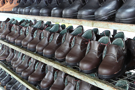 安全鞋厂工艺旅行假期职业作品踏板橡皮鞋类鞋带建筑工厂高清图片素材