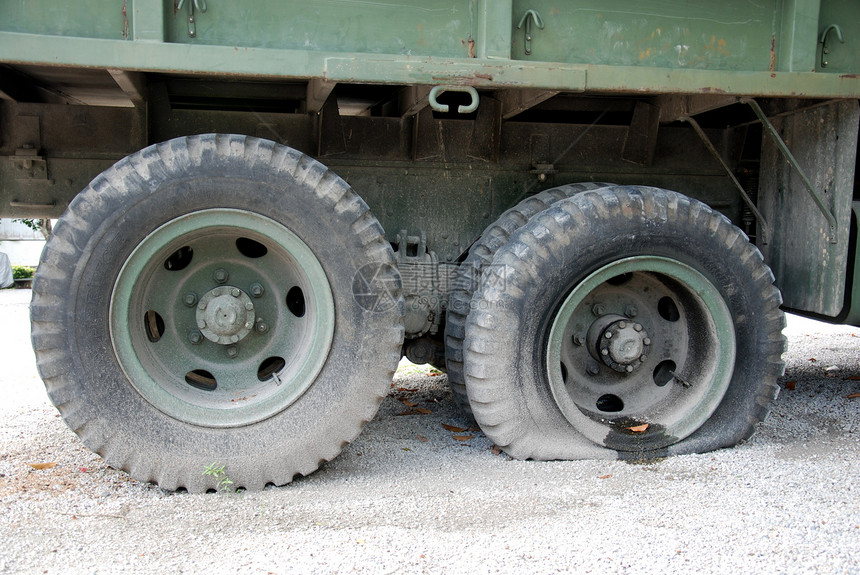 平板轮胎车轮帮助汽车安全危险卡车通货紧缩橡皮空闲图片