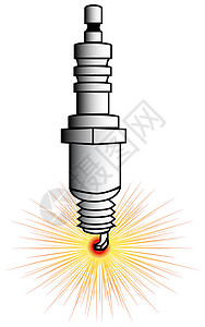 闪火塞火花燃料内爆汽油绘画灯光电极运输柴油机力学背景图片