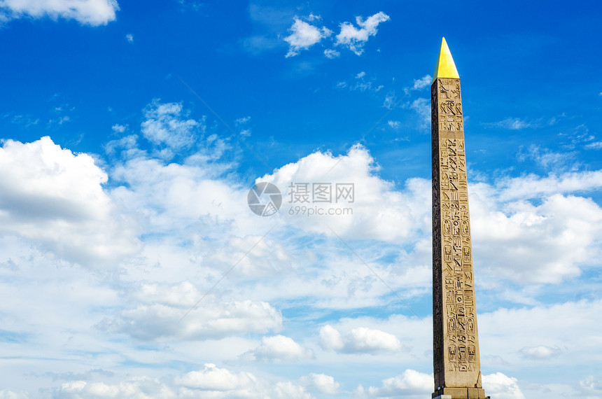 巴黎埃及Luxor纪念碑石头柱子文化旅游象形正方形建筑旅行建筑学历史性图片