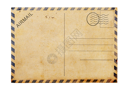 旧邮件旧空白纸卡白白白背景网络明信片笔记邮资办公室古董商业邮票卡片艺术背景