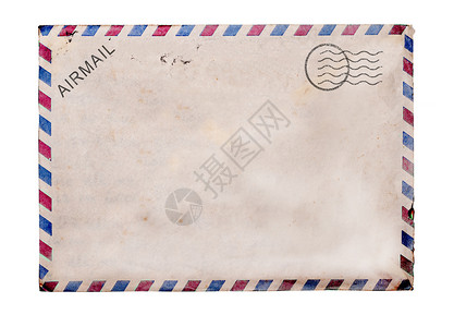 旧邮件旧空白纸卡白白白背景网络框架笔记办公室卡片古董信封邮票旅行空邮背景