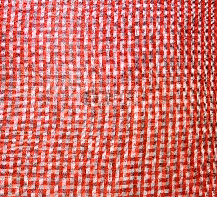 红色野餐布菜单亚麻毯子衣服早餐绗缝桌布几何棉布桌子图片