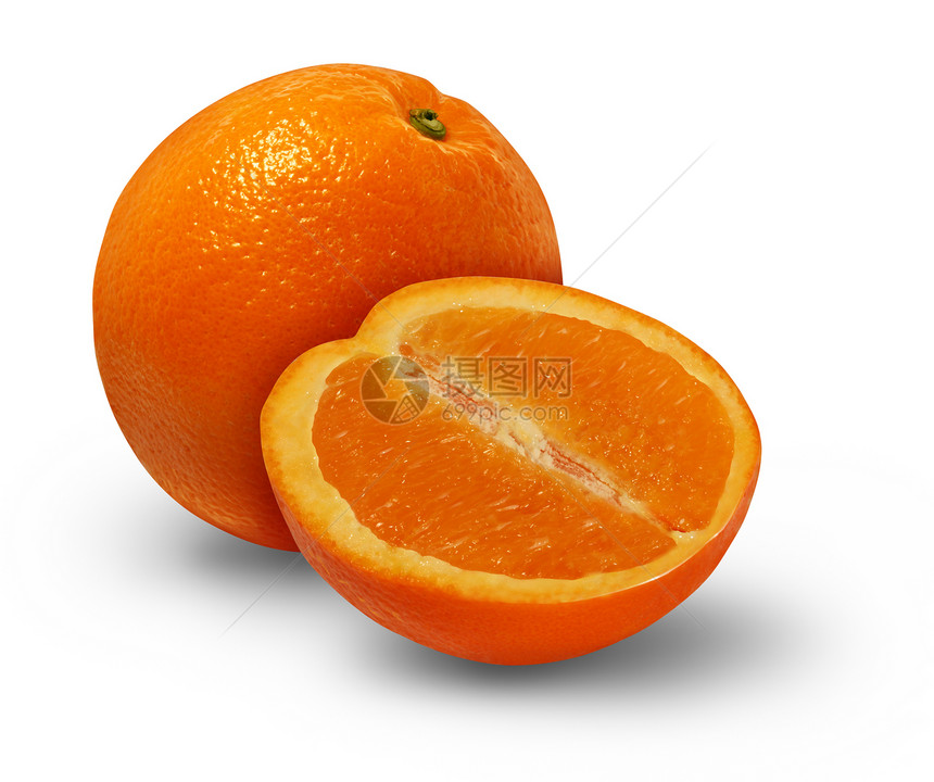 橙果蔬菜酸度食物水果健康生活横截面收成营养能量健康饮食图片