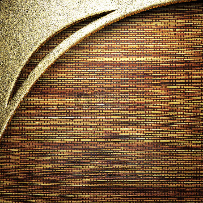 金金背景牌匾材料魅力控制板反射金子木头金属奢华盘子图片