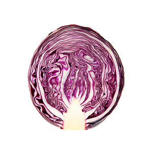 半红菜蔬菜沙拉食物色拉烹饪树叶红色紫色背景图片