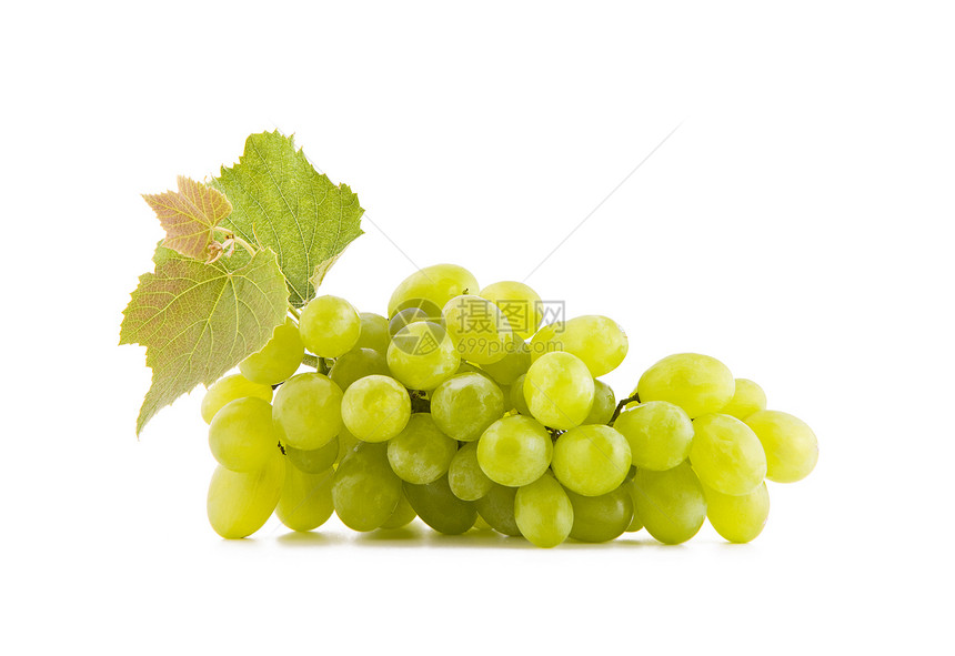 葡萄水果叶子植物饮食食物绿色白色营养宏观维生素农业图片