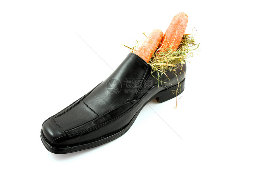 给Sinterklaas加胡萝卜的大鞋图片
