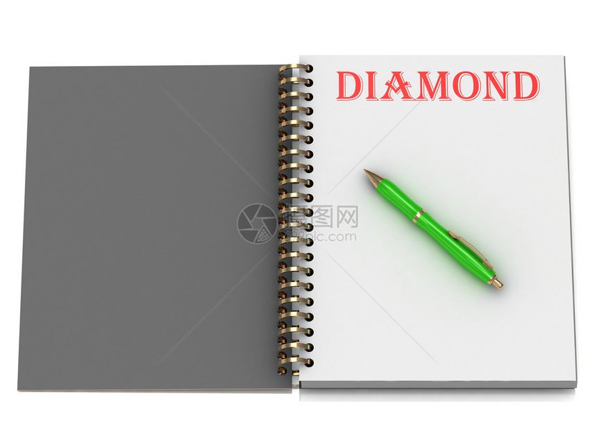 在笔记本页上登入水晶百万富翁奢华魅力财富版税火花珠宝宝藏玻璃图片