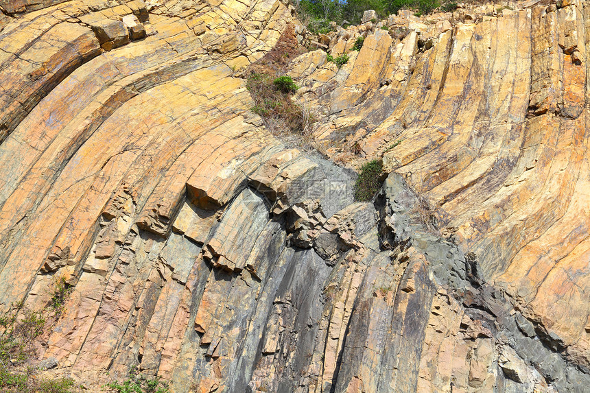 香港地理公园 六边形柱国家巨石农村地理天空火山石头地标壁画蓝色图片