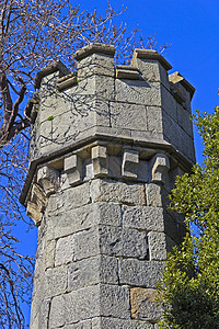 沃龙佐夫宫大厦塔阳光贵族建筑学庄园文化历史石头建筑秀场旅行背景图片