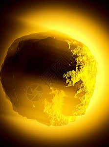 火球陨石撞击巨型小行星爆破巨石星星世界流星灭绝地球速度火球灾难背景