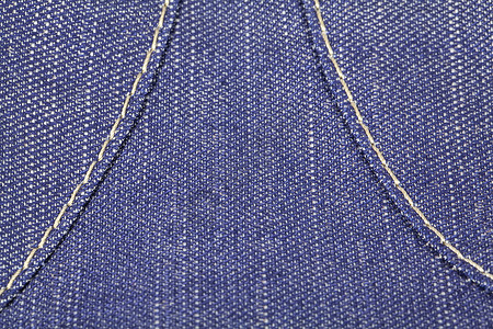 深蓝色牛仔裤布纹 缝针背景图片