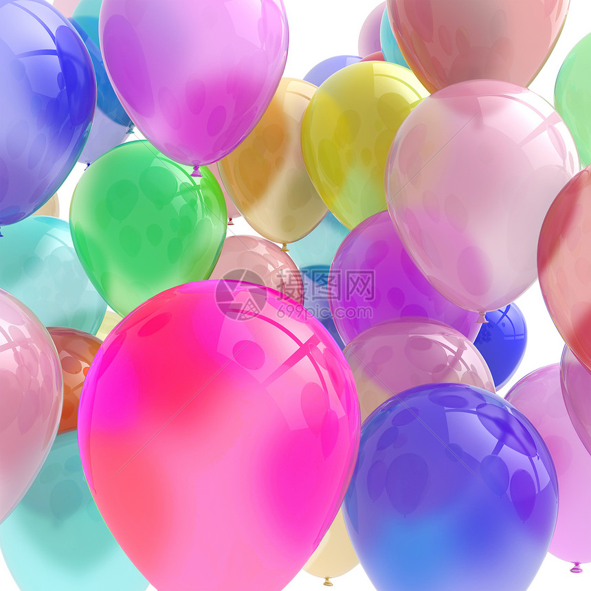 气球庆典纪念日塑料周年玩具生日孩子们图片