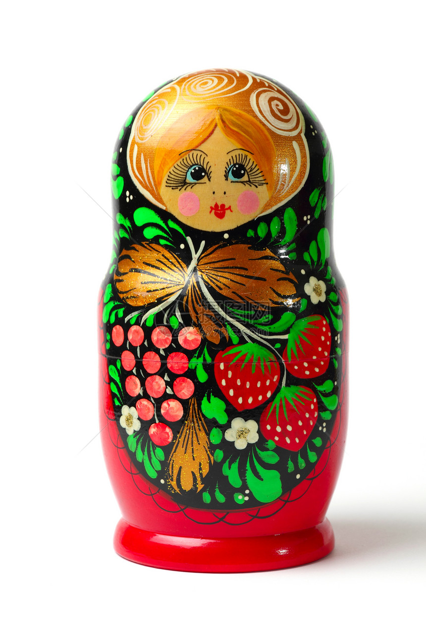 俄罗斯玩具  笼子娃娃文化工艺白色头巾套娃生长家庭嵌套矩阵团体图片