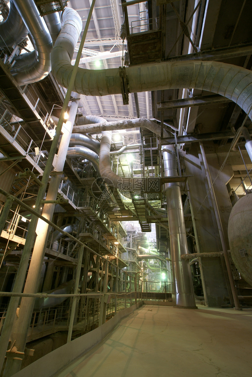 工业区 钢铁管道 阀门和梯子实验燃料引擎金属实验室工程师运输插图压力力量图片
