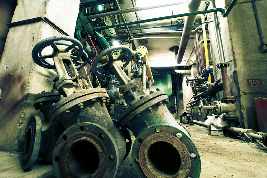 工业区 钢铁管道 阀门和梯子蒸汽引擎燃烧机械插图工程师涡轮活力机器工程图片