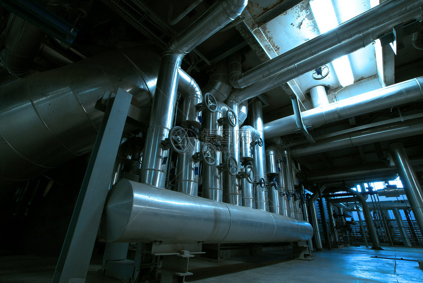 工厂技术生产管道气体商业压力力量工人化学绝缘图片