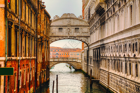 威尼斯叹息桥意大利威尼斯的叹息桥旅行血管航海地标缆车旅游建筑学历史监狱背景