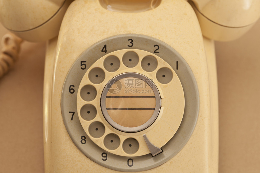 古代电话商业黄色历史听筒电缆古董拨号办公室图片
