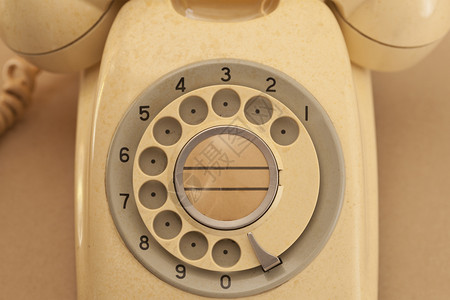 古代电话商业黄色历史听筒电缆古董拨号办公室背景图片