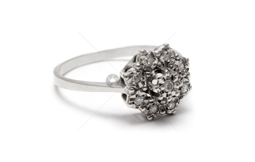银钻环首饰宝石宏观珠宝手指奢华婚礼辉煌乐队石头图片