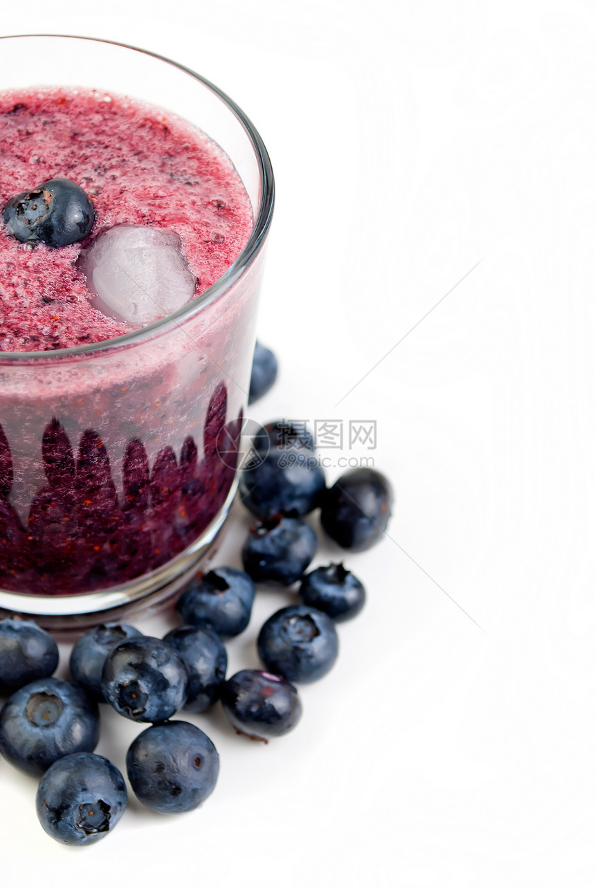 蓝莓冰雪奶油甜点酸奶早餐果汁饮料水果奶制品叶子美食图片