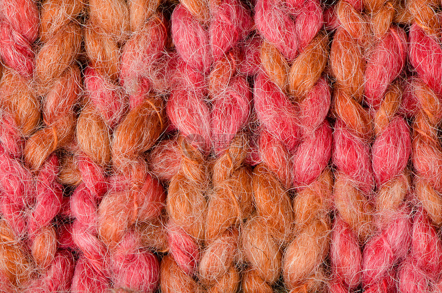 粉色编织羊毛材料纤维手工毯子精纺宏观床单紫丁香衣服毛衣图片