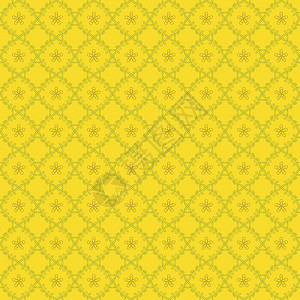 黄黄色无缝模式背景图片