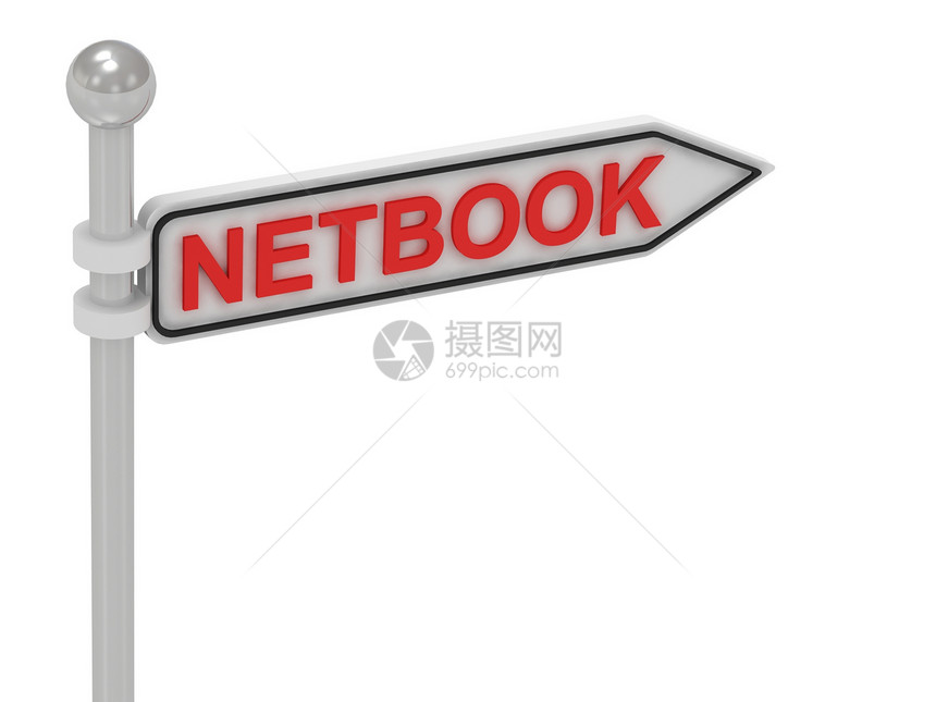 NETBOOK 带有字母的箭头符号图片