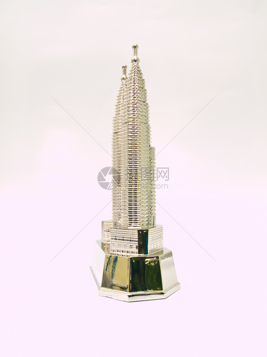 Petronas塔 双塔的不锈钢模型建筑学中心城市金融技术双胞胎假期景观场景建筑图片
